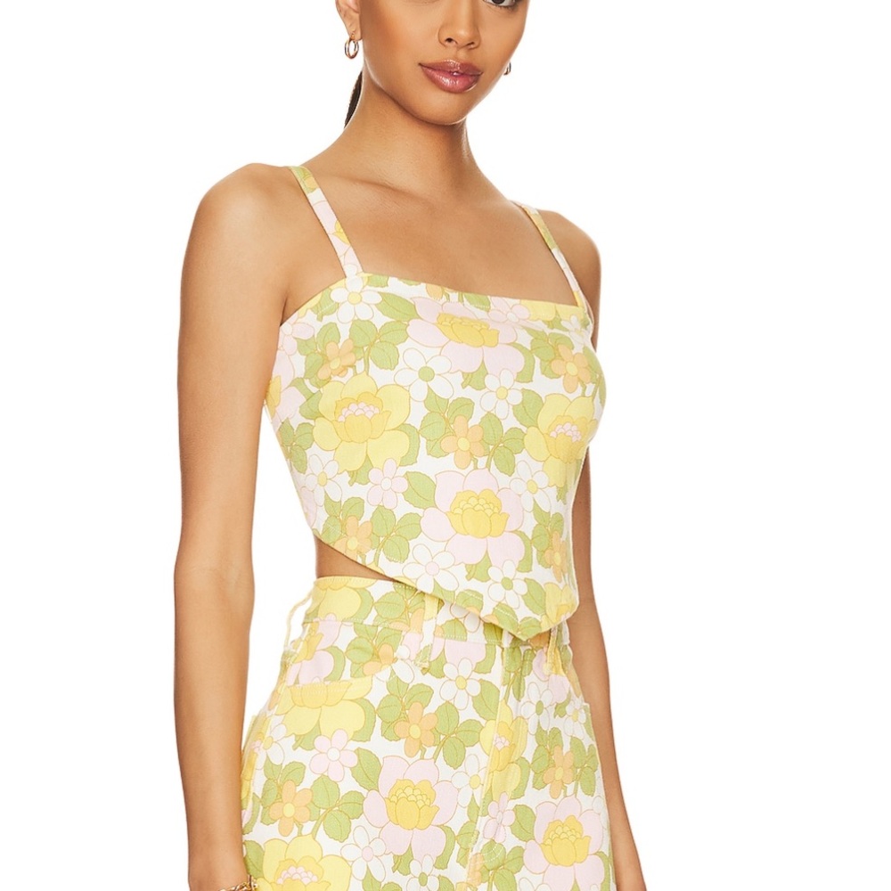 Show Me Your Mumu hankerchief top in fresh floral